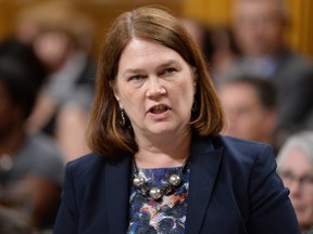 Health Minister Jane Philpott during Question Period in the House of Commons on Parliament Hill in Ottawa on June 16, 2016.