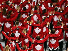 Canada in the parade of athletes