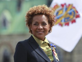 Michaelle Jean when she was Governor General of Canada
