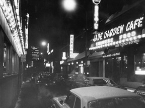 Montreal's Chinatown, 1970.