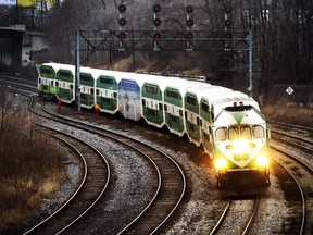 A man who was killed by a GO Train outside Toronto on Saturday night appears to have gotten his scooter stuck on the track.