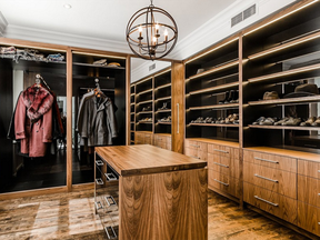 The closet in a downtown Montreal home for sale — reported to be P.K. Subban's — has a telltale coat hanging in it.