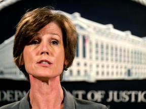 Deputy Attorney General Sally Yates instructed officials to let contracts with private prisons expire, Thursday, August 18, 2016.