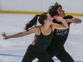 Tessa Virtue and Scott Moir took to the ice on Wednesday at Skate Canada's high-performance camp in Mississauga. The ice dancers will train theis season in Montreal.