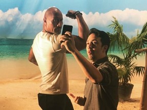 The Rock and Lin-Manuel Miranda, the newest celebrity BFFs