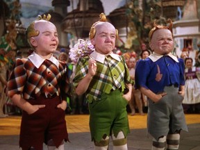 Uncredited actors in the 1939 film, The Wizard of Oz. There were 225 Munchkins in the cast.