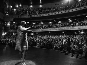 February 2, 2014 — Sharon Jones performs at the Beacon Theater in New York following cancer treatment. A still from Miss Sharon Jones!