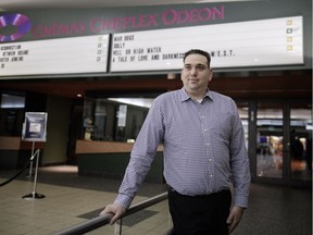 Jeffrey Liebman outside the Cineplex Odeon at Cavendish Mall. Liebman, who is deaf, was refused an English closed captioning device for the film Star Trek Into Darkness in 2013 because the film didn’t also have French closed captions.