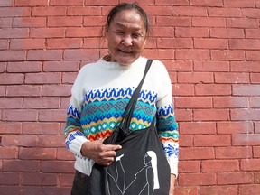 Celebrated Inuit artist Annie Pootoogook is seen in Ottawa on Oct. 7, 2015.