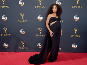 Kerry Washington arrives at the 68th Primetime Emmy Awards on Sunday, Sept. 18, 2016, at the Microsoft Theater in Los Angeles.