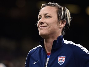 With 184 goals, Wambach is the leading career scorer — male or female — in international soccer.