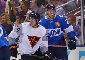 Team North America skates circles around Finland as Auston Matthews shines  in three-goal win