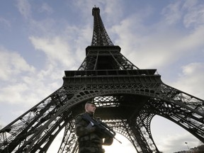 French emergency response units, not pictured, were on alert after a "swatting hoax"