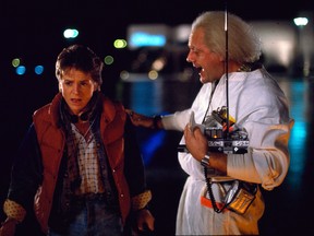 A scene from Back to the Future.