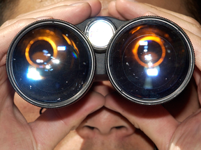 Night-vision binoculars
