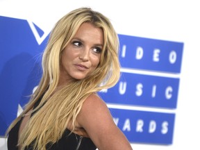 Britney Spears at the 2016 MTV Video Music Awards at Madison Square Garden.