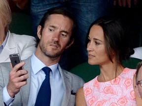 James Matthews and Pippa Middleton at Wimbledon in July, shortly before they announced their engagement.