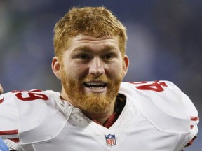 The San Francisco 49ers released Bruce Miller on Monday, Sept. 5, 2016, just hours after reports emerged he was arrested for assaulting two men.