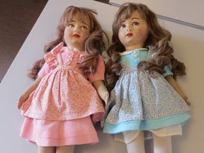 These dolls were snatched from Denise and Micheline Levy just before they were sent to Auschwitz and their deaths.