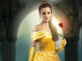 Concept art for Emma Watson as Belle.