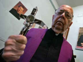 Gabriele Amorth, shown in 2005, was the honorary president of the International Association of Exorcists. He died on Sept. 16.