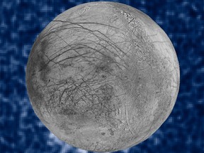 The geysers are apparently from an underground ocean that is thought to exist on Europa, considered one of the top places to search for signs of life in our solar system.