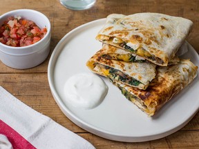 Quesadillas are a wonderful springboard for combining all kinds of ingredients.