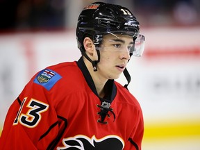 Johnny Gaudreau broke the glass yesterday in practice. Johnny