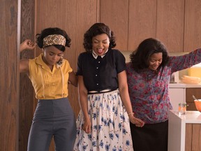 A still from Hidden Figures, starring Janelle Monae, Taraji P. Henson and Octavia Spencer.