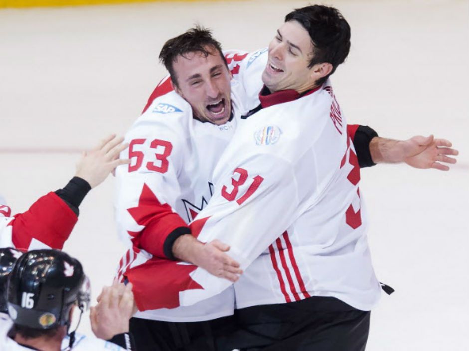 Brad marchand clearance team canada jersey