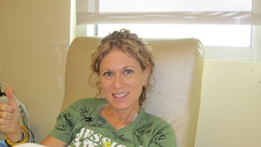 Jessica Steinberg was diagnosed with ALK-positive non-small cell lung cancer five years ago, at age 39.