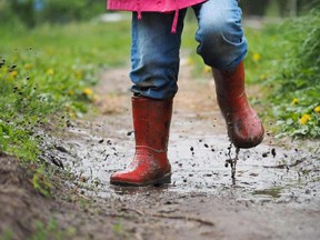 Parents need to be less apprehensive about their kids playing outside and getting dirty.