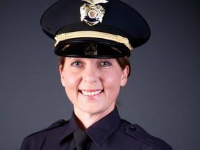 This undated photo provided by the Tulsa Oklahoma Police Department shows officer Betty Shelby.