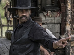 Washington in a still from The Magnificent Seven.