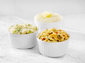 Amp up your mashed potatoes by adding some fried onions, cheese, spices or buttermilk to the recipe.