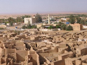 The medina in Ghat, Libya. Global Affairs confirmed Sunday that a Canadian was among three hostages taken at gunpoint along a highway outside Ghat.