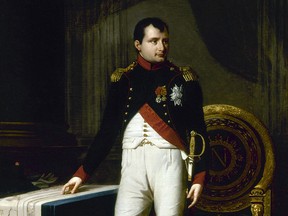 This portrait, commissioned for Paris’s city hall, depicts the
Emperor as a military leader. It is on display as part of the Canadian Museum of History's "Napolean and Paris" exhibition.