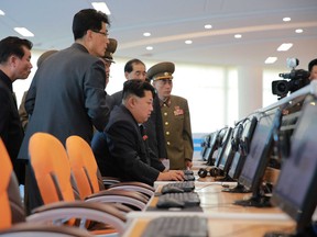 North Korean leader Kim Jong-Un inspects the Sci-Tech Complex at the Ssuk Islet in Pyongyang.