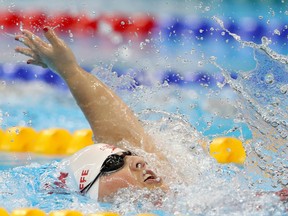 Tess Routliffe swims to silver in the women's 200m individual medley in Rio on Sept. 13.