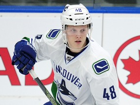 Olli Juolevi claimed he was nervous heading into his debut.