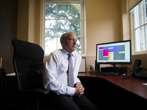 Dr. Brian Day, Medical Director of the Cambie Surgery Centre, sits for a photograph at his office in Vancouver on Wednesday, August 31, 2016.