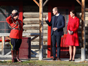Catherine, Duchess of Cambridge and Prince William, Duke of Cambridge leave McBride Museum on Sept. 28, 2016 in Whitehorse, Yukon.