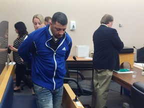 Sofyan Boalag is shown in provincial court in St. John's on Friday Aug. 26, 2016. Lawyer Allison Conway's client, known only as Jane Doe was the victim of a horrific sex attack at knife point and is now suing the province of Newfoundland and Labrador, alleging police failed to properly warn the public that a predator was stalking young women.