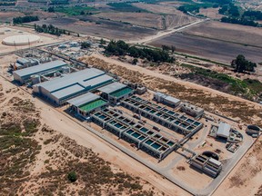 The Sorek desalination plant.