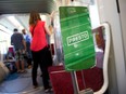 A Presto box is seen inside a Toronto streetcar in a photo taken in July, 2013.