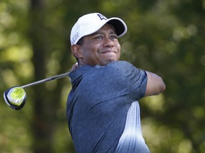 Tiger Woods has been recovering from back surgery and missed all four majors for the first time in his pro career.