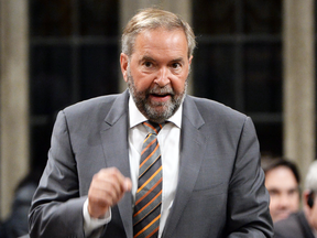 Tom Mulcair grasped the Liberal government's LNG lifeline with the enthusiasm of a swimmer about to go under for the final time, John Ivison writes.