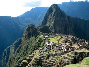 This May 31, 2016 photo shows a panorama of Machu Picchu, built by the Incas in the mid-15th century nearly 2,400 metres up on a skinny ridge between precipices where the Andes meet the Amazon basin in Peru.