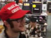A Mount Royal University student who was confronted about his Donald Trump hat by another student.