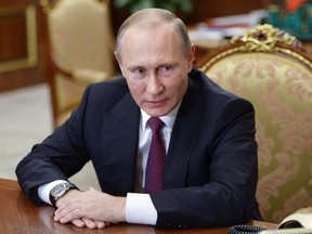 Russian President Vladimir Putin at the Kremlin in Moscow on Sept. 22.